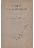 Dr. Vitéz Ákosfalvi Szilágyi László - A székely nemesi rendi társadalom