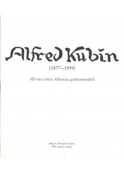 Tulliola Sparagni - Alfred Kubin,  1989 antikvár könyv