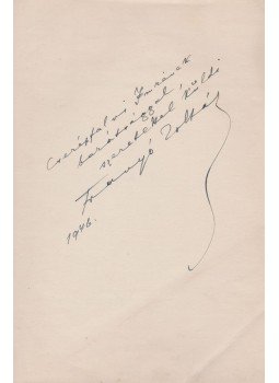 Franyó Zoltán - Görög lira (dedikált) Franyó Zoltán - Görög lira (dedikált), Temesvár 1946 antikvár könyv