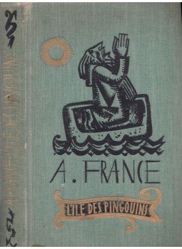 Anatole France - L'ile des pingouins, Moscou 1960 antikvár könyv