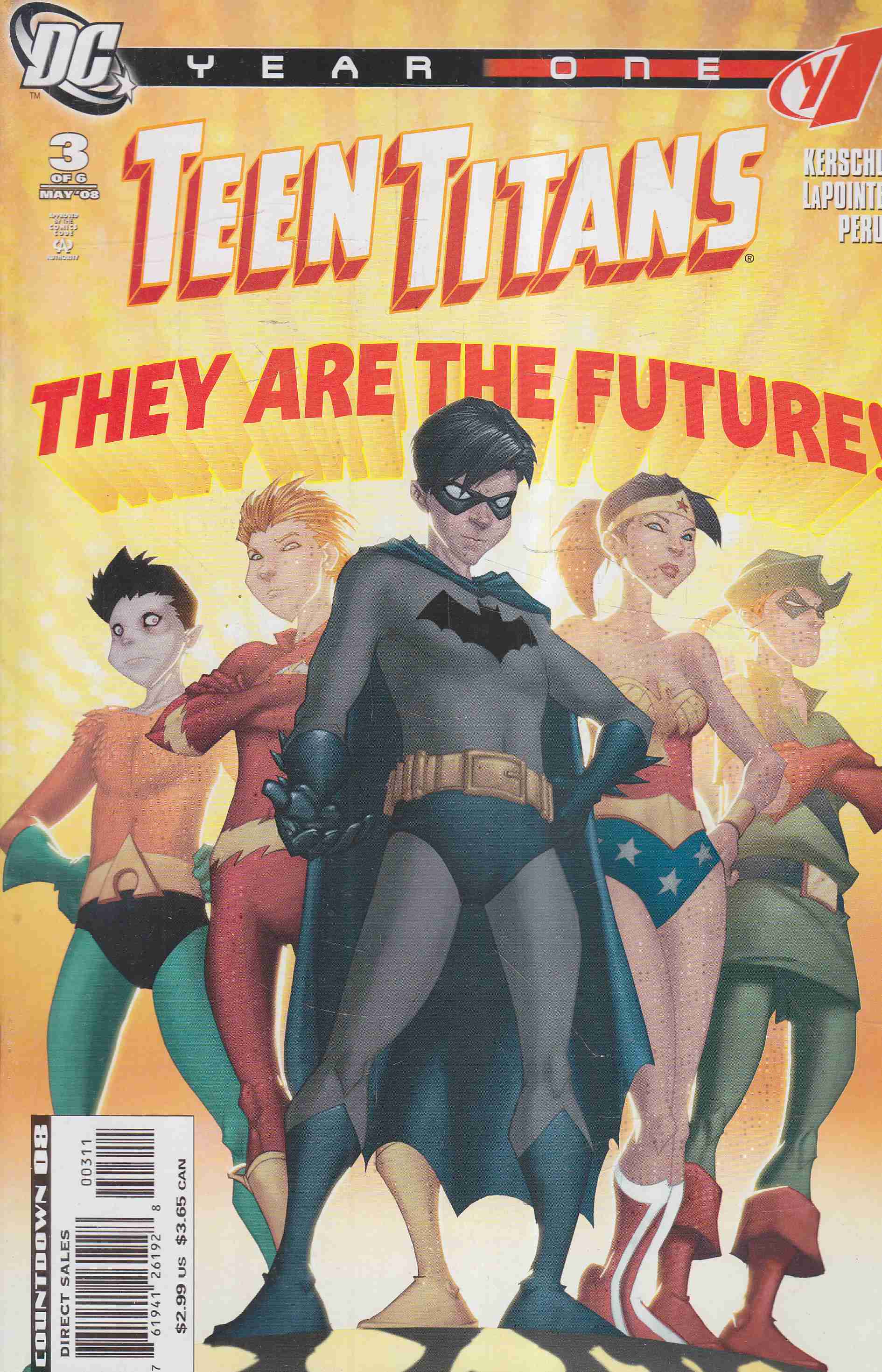 Amy Wolfram, Kerschl, Karl, Serge Lapointe, Steph Peru - Teen Titans Year One 3. Amy Wolfram, Kerschl, Karl, Serge Lapointe, Steph Peru - Teen Titans Year One 3., 2008 antikvár könyv