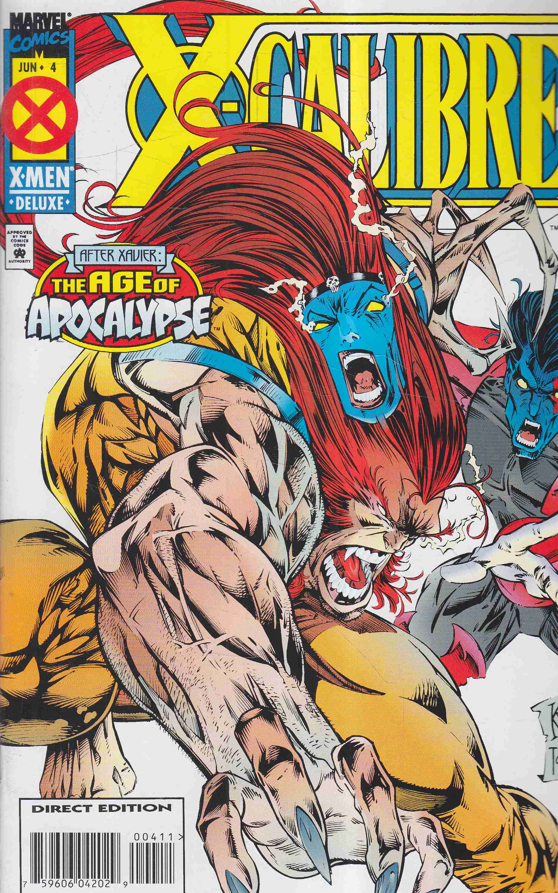 Ellis, Warren, Lashley, Ken - Excalibur Vol. 1. No. 4. Ellis, Warren, Lashley, Ken - Excalibur Vol. 1. No. 4., 1995 antikvár könyv