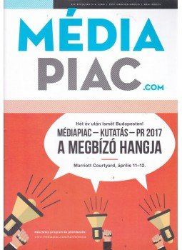 Dr. Szakács László - Médiapiac.com XIV. évf. 3-4. szám Dr. Szakács László - Médiapiac.com XIV. évf. 3-4. szám, Budapest 2017 antikvár könyv
