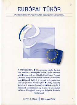 Forgács Imre - Európai tükör 2005. március Forgács Imre - Európai tükör 2005. március, Budapest 2005 antikvár könyv