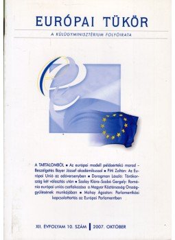 Forgács Imre - Európai tükör 2007. október, Budapest 2007 antikvár könyv