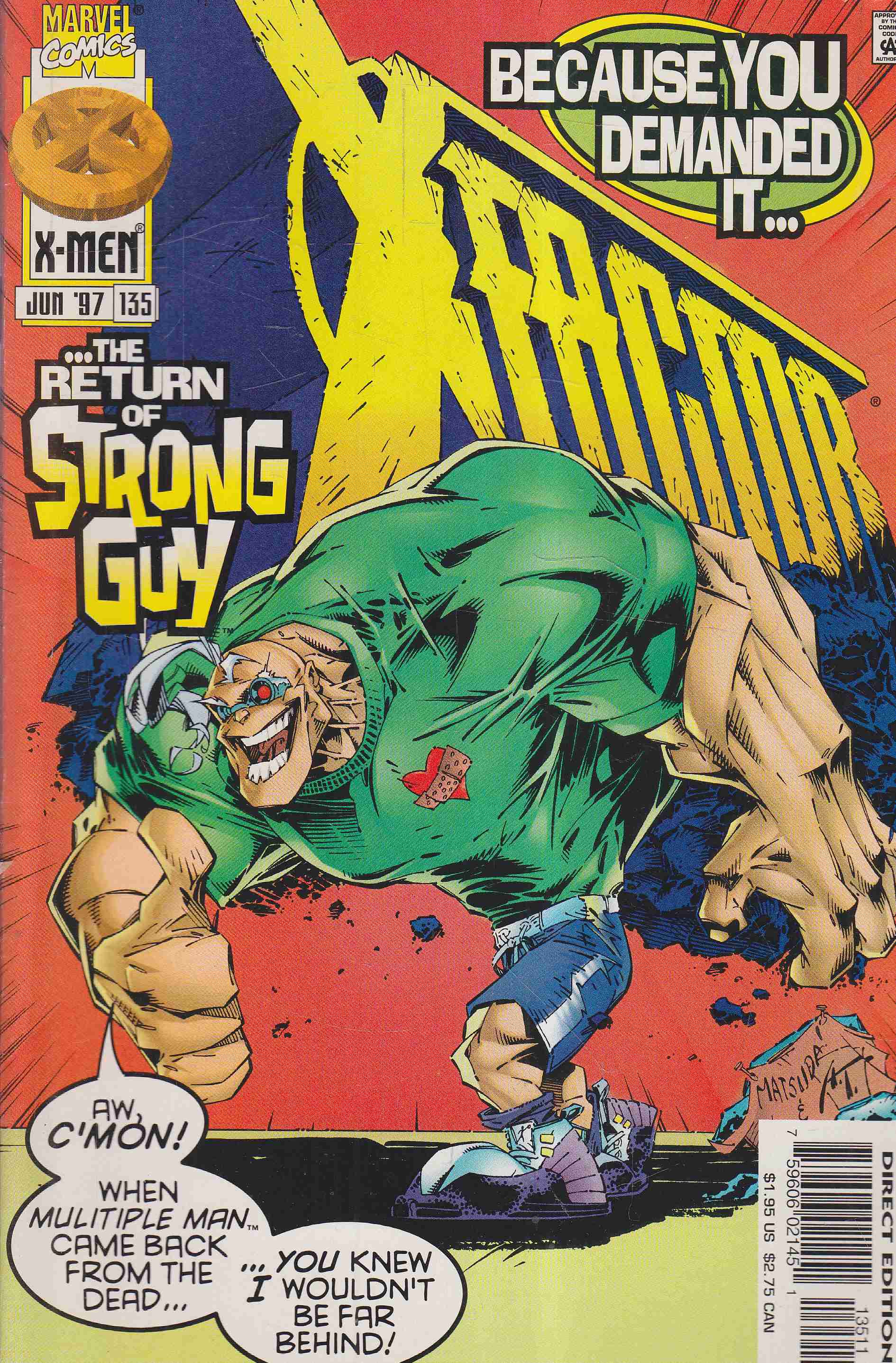 Mackie, Howard, Matsuda, Jeff, Thibert, Art - X-Factor Vol. 1. No. 135. Mackie, Howard, Matsuda, Jeff, Thibert, Art - X-Factor Vol. 1. No. 135., 1997 antikvár könyv