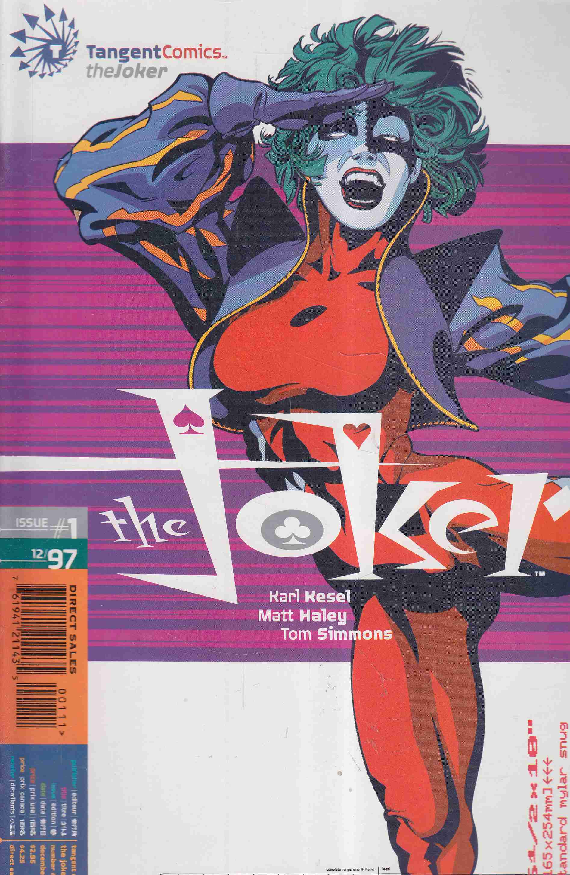 Kesel, Karl, Haley, Matt - Tangent Comics / The Joker 1. Kesel, Karl, Haley, Matt - Tangent Comics / The Joker 1., 1997 antikvár könyv