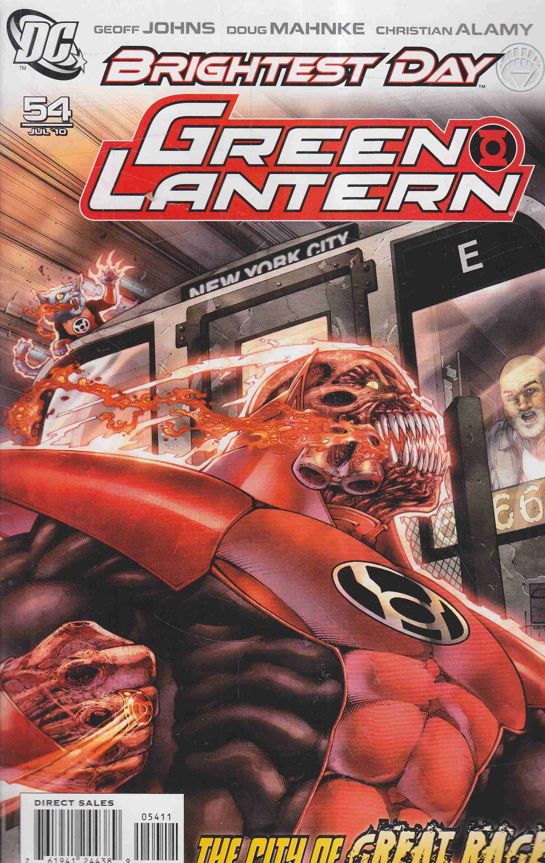Geoff Johns, Mahnke, Doug - Green Lantern 54. Geoff Johns, Mahnke, Doug - Green Lantern 54., 2010 antikvár könyv
