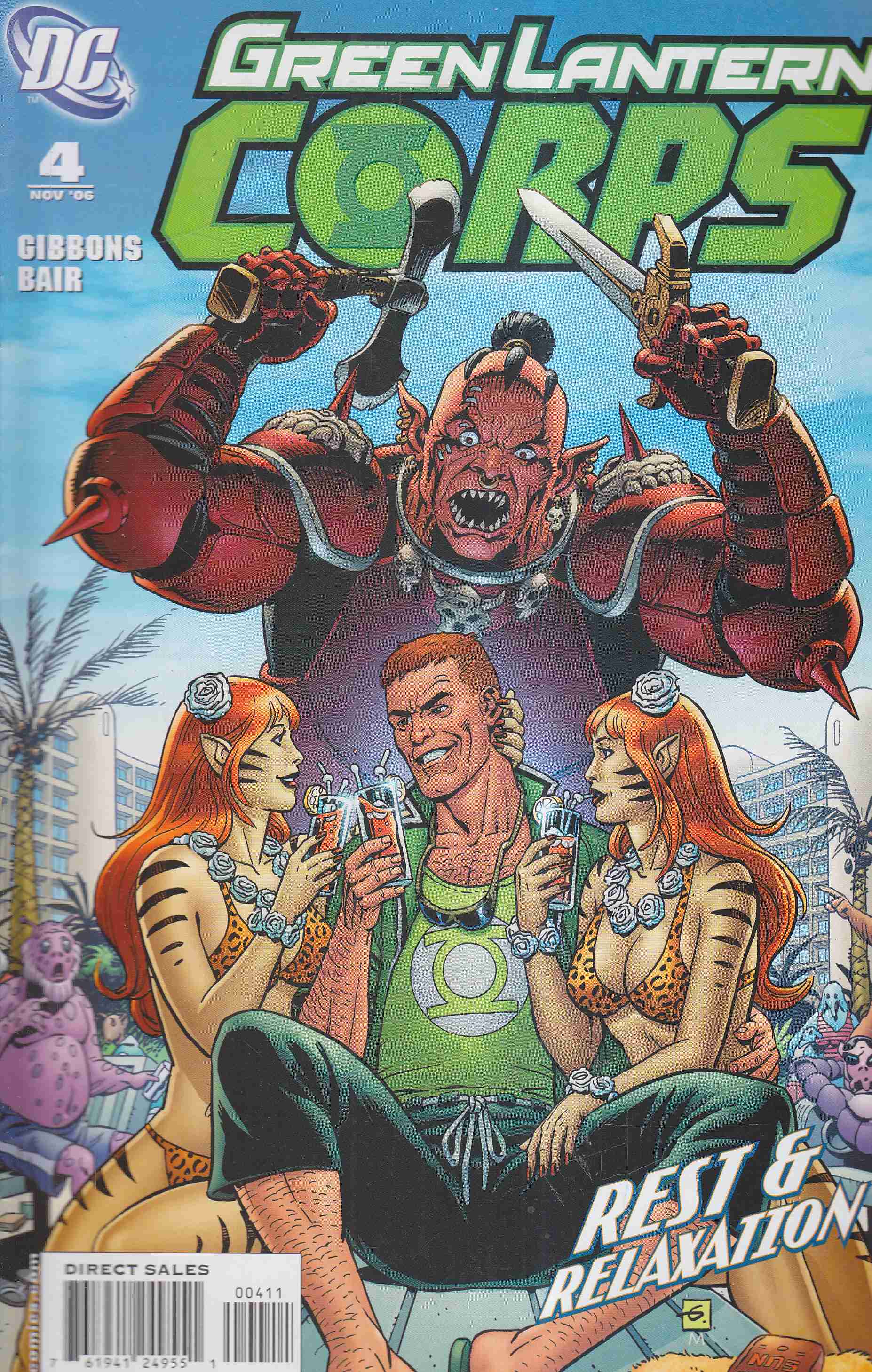 Gibbons, Dave - Green Lantern Corps 4. Gibbons, Dave - Green Lantern Corps 4., 2006 antikvár könyv