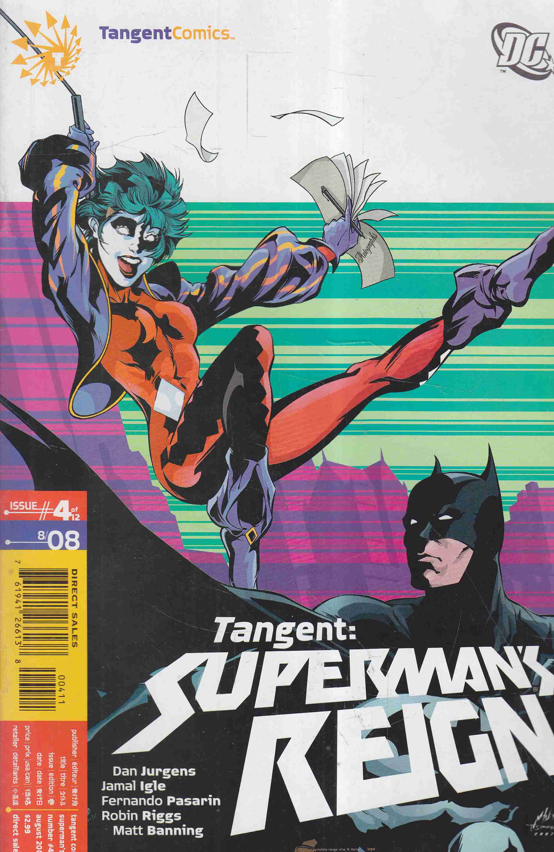 Jurgens, Dan, Igle, Jamal - Tangent: Superman's Reign 4. Jurgens, Dan, Igle, Jamal - Tangent: Superman's Reign 4., 2008 antikvár könyv