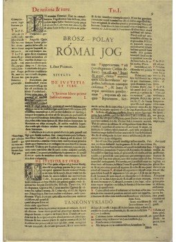Pólay Elemér, Brósz Róbert - Római jog, Budapest 1976 antikvár könyv
