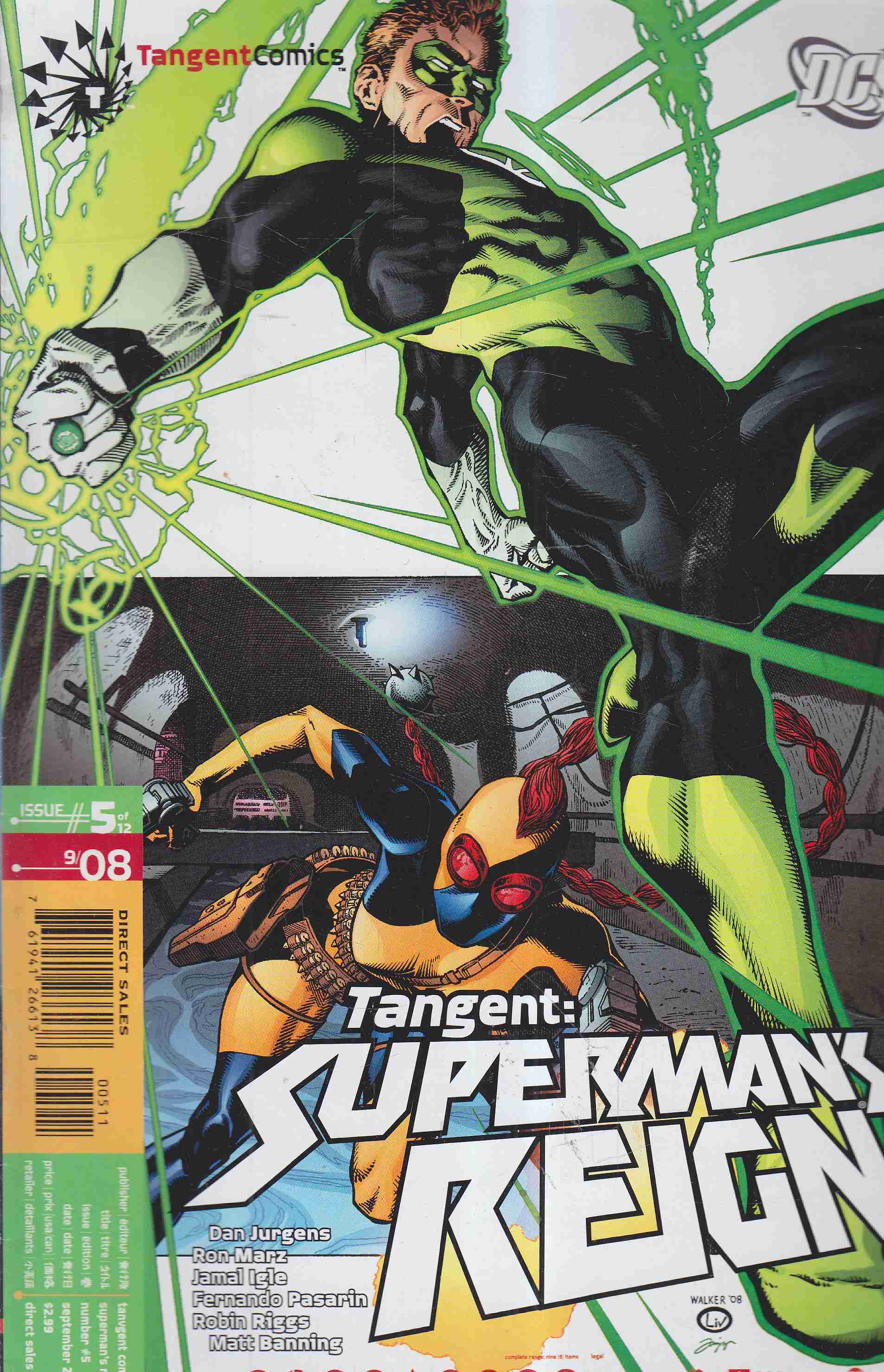 Jurgens, Dan, Marz, Ron - Tangent: Superman's Reign 5. Jurgens, Dan, Marz, Ron - Tangent: Superman's Reign 5., 2008 antikvár könyv