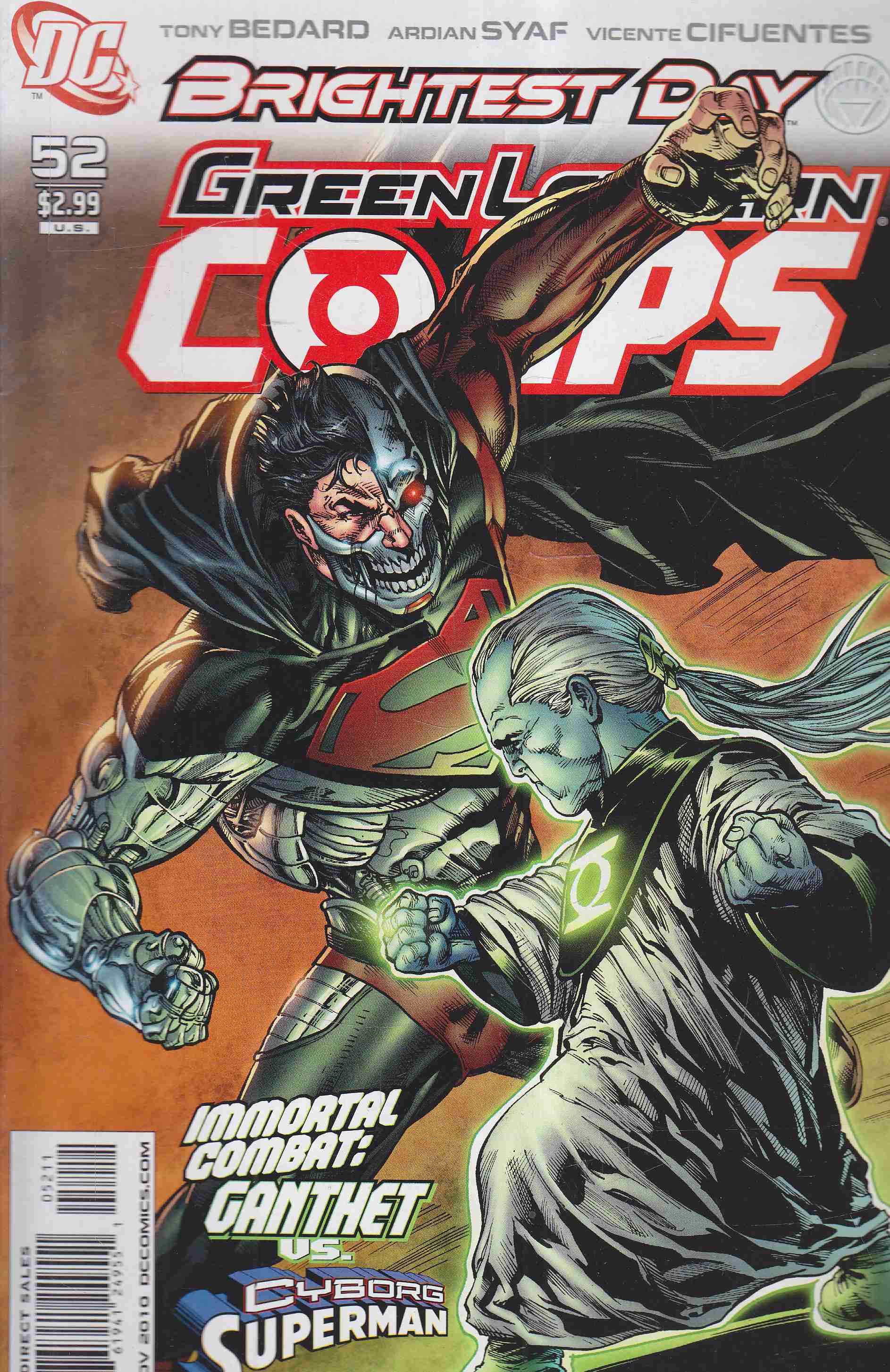Bedard, Tony, Syaf, Ardian - Green Lantern Corps 52. Bedard, Tony, Syaf, Ardian - Green Lantern Corps 52., 2010 antikvár könyv