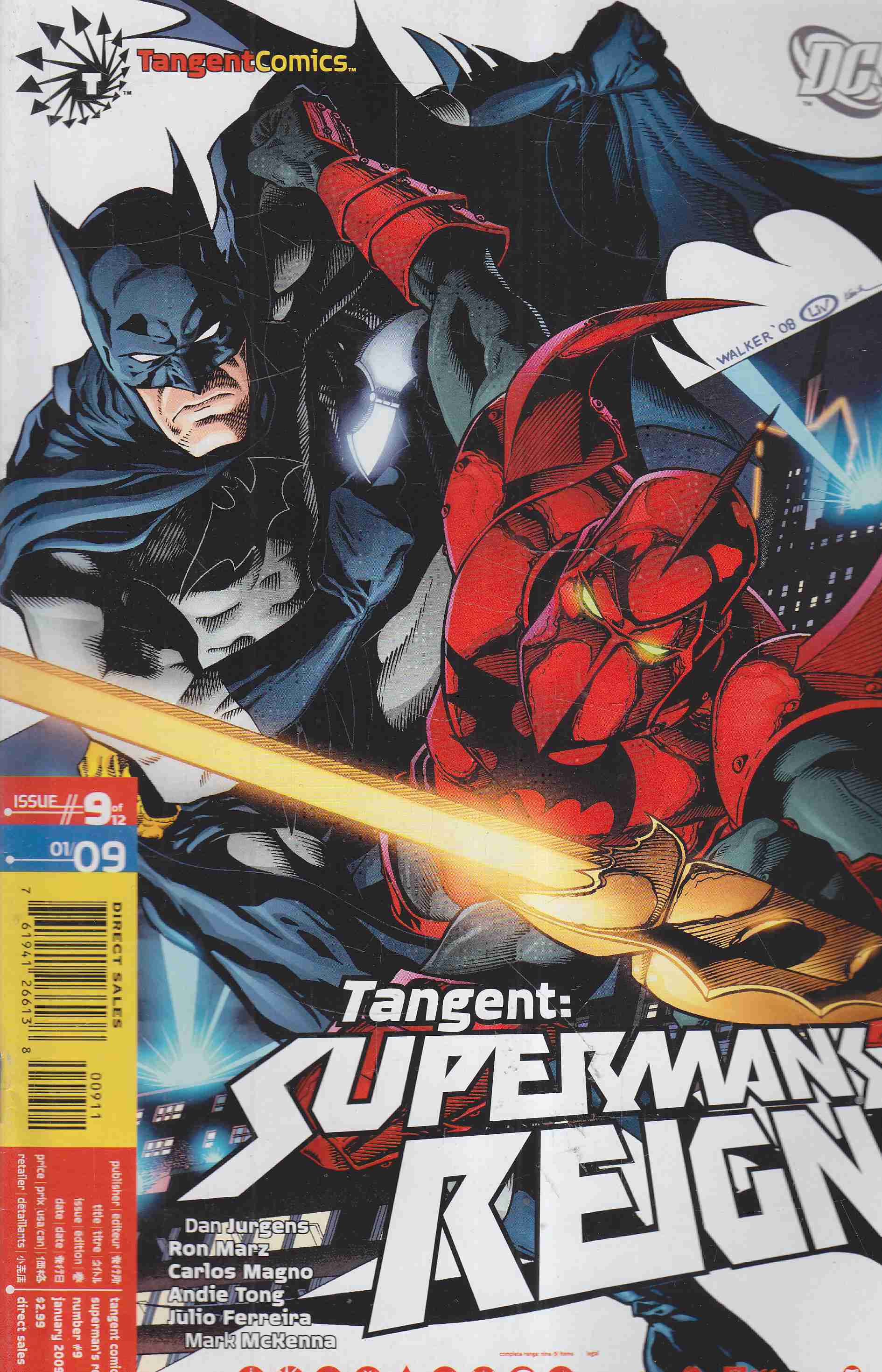 Jurgens, Dan, Magno, Carlos - Tangent: Superman's Reign 9. Jurgens, Dan, Magno, Carlos - Tangent: Superman's Reign 9., 2009 antikvár könyv
