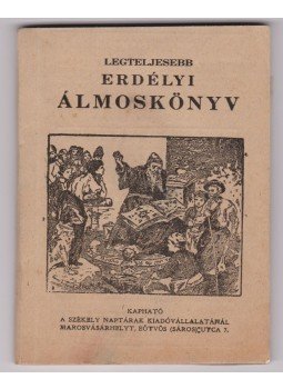  - Legteljesebb erdélyi álmoskönyv, Marosvásárhely 1940 antikvár könyv