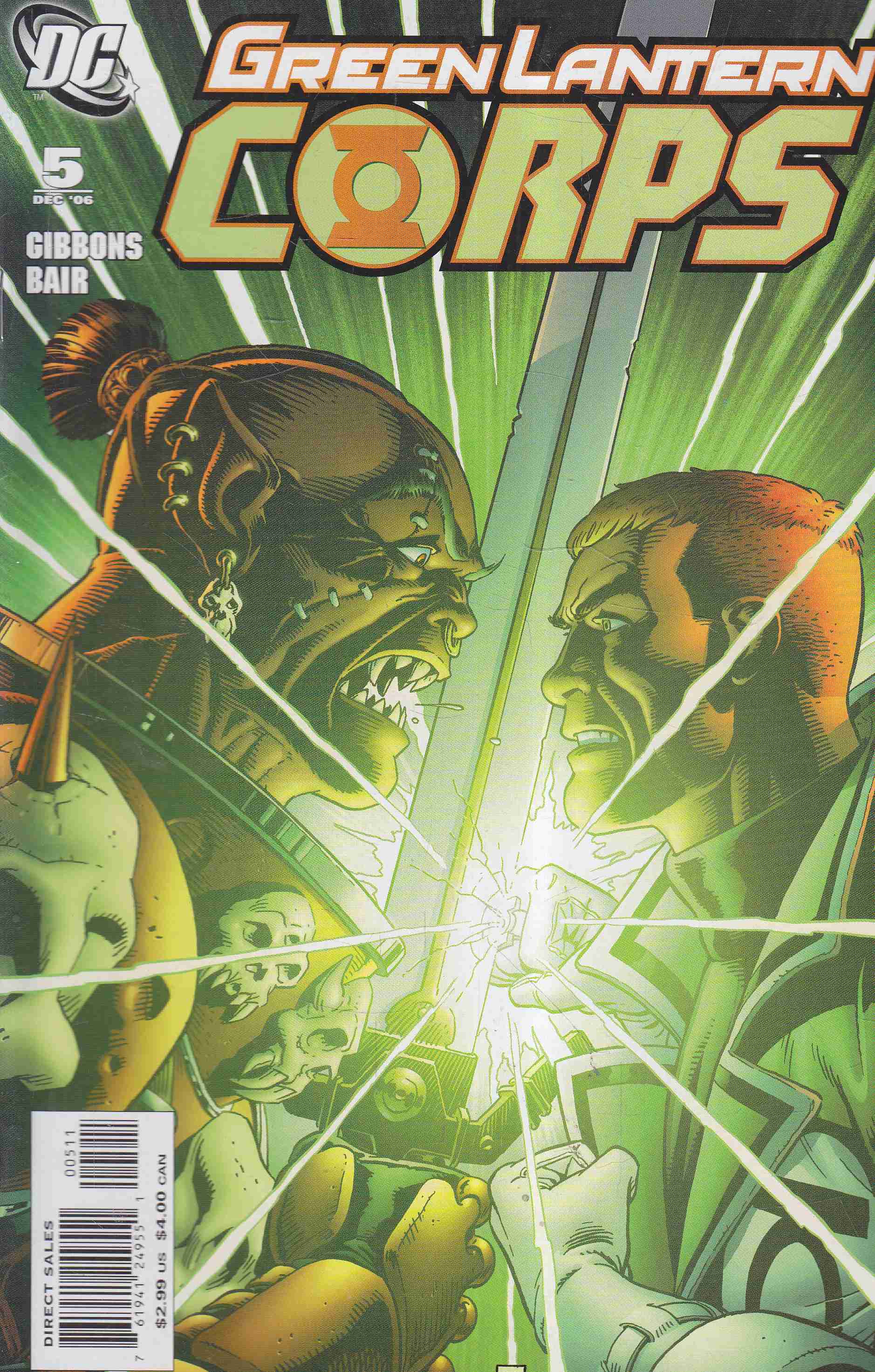 Gibbons, David - Green Lantern Corps 5. Gibbons, David - Green Lantern Corps 5., 2006 antikvár könyv