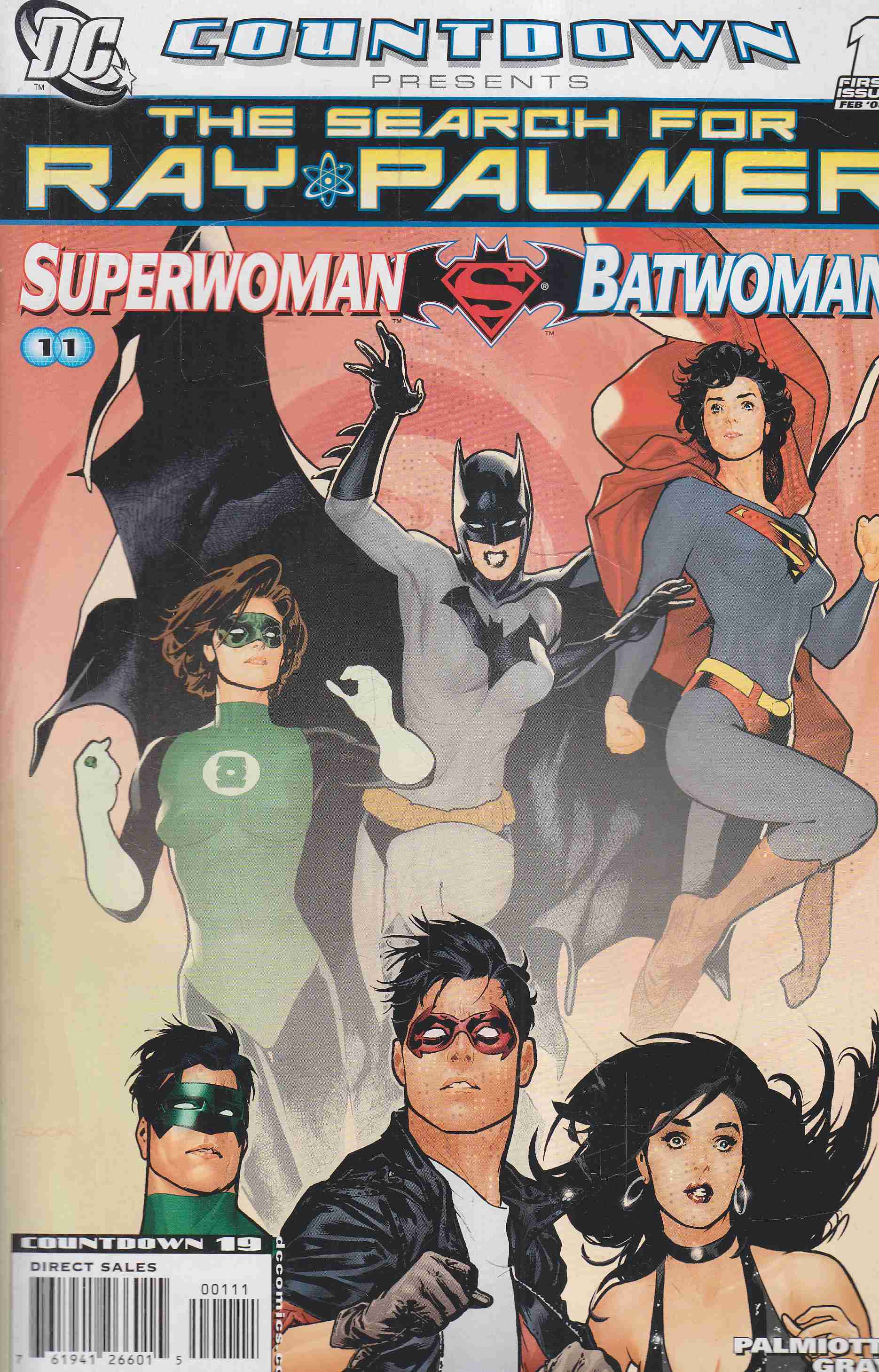 Gray, Justin, Palmiotti, Jimmy, Kalman Andrasofszky, Haun, Jeremy, David Hahn, Baldeon, David - Countdown Presents: The Search for Ray Palmer: Superwoman / Batwoman 1. Gray, Justin, Palmiotti, Jimmy, Kalman Andrasofszky, Haun, Jeremy, David Hahn, Baldeon, David - Countdown Presents: The Search for Ray Palmer: Superwoman / Batwoman 1., 2008 antikvár könyv