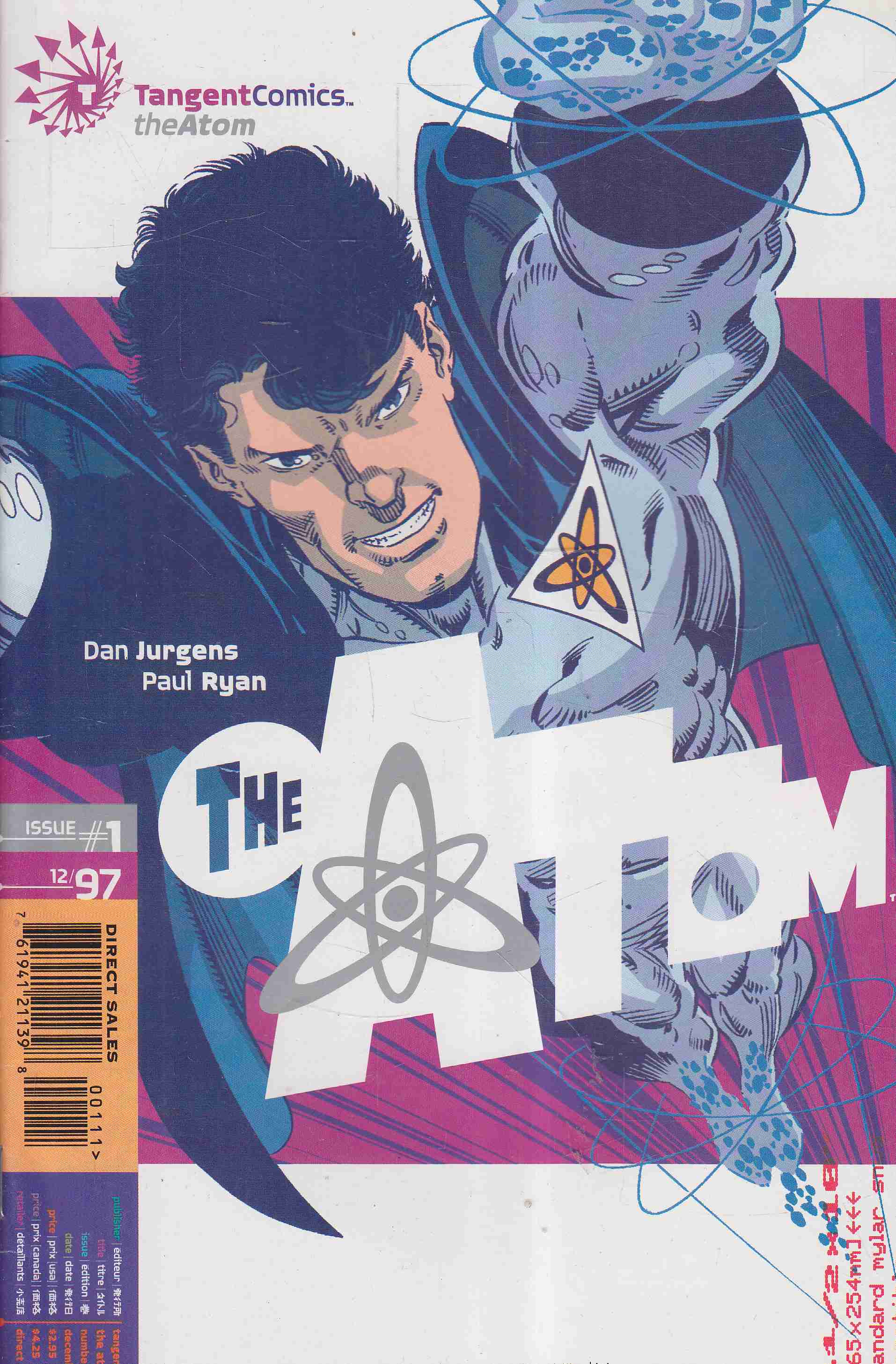 Jurgens, Dan, Ryan, Paul - Tangent Comics / The Atom 1. Jurgens, Dan, Ryan, Paul - Tangent Comics / The Atom 1., 1997 antikvár könyv