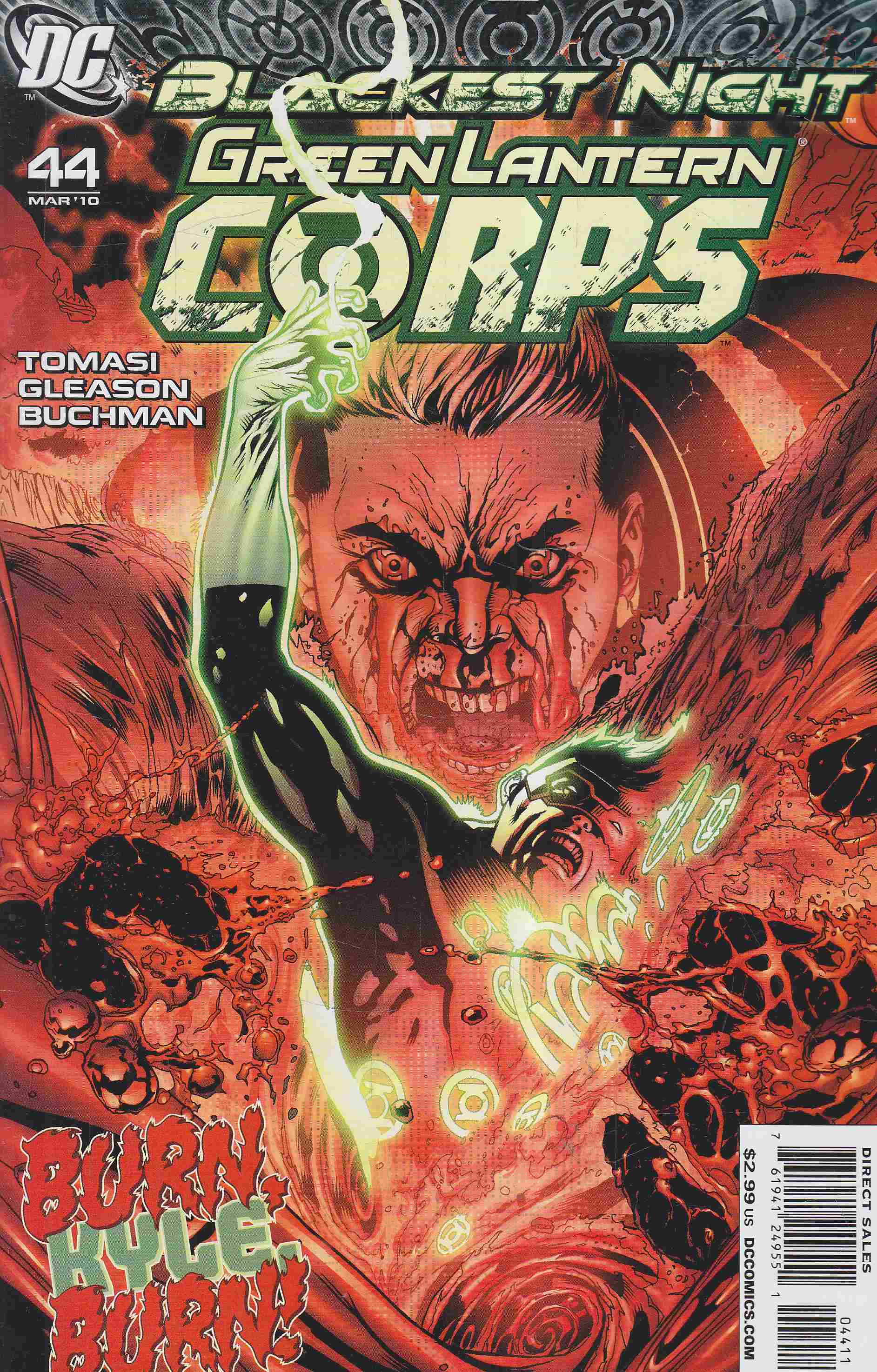 Tomasi, Peter J., Gleason, Patrick - Green Lantern Corps 44. Tomasi, Peter J., Gleason, Patrick - Green Lantern Corps 44., 2010 antikvár könyv