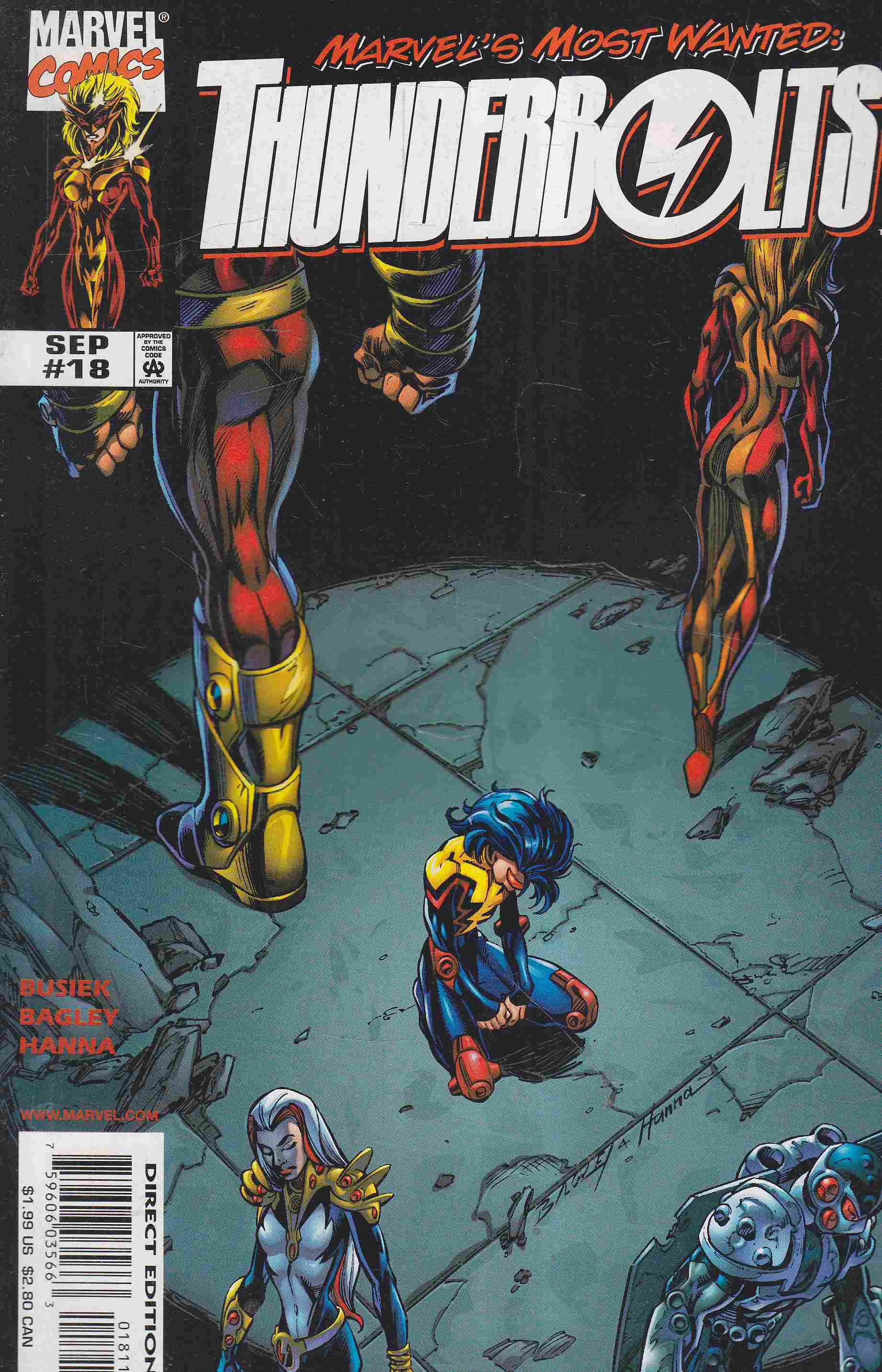 Bagley, Mark, Busiek, Kurt - Thunderbolts Vol. 1. No. 18. Bagley, Mark, Busiek, Kurt - Thunderbolts Vol. 1. No. 18., 1998 antikvár könyv