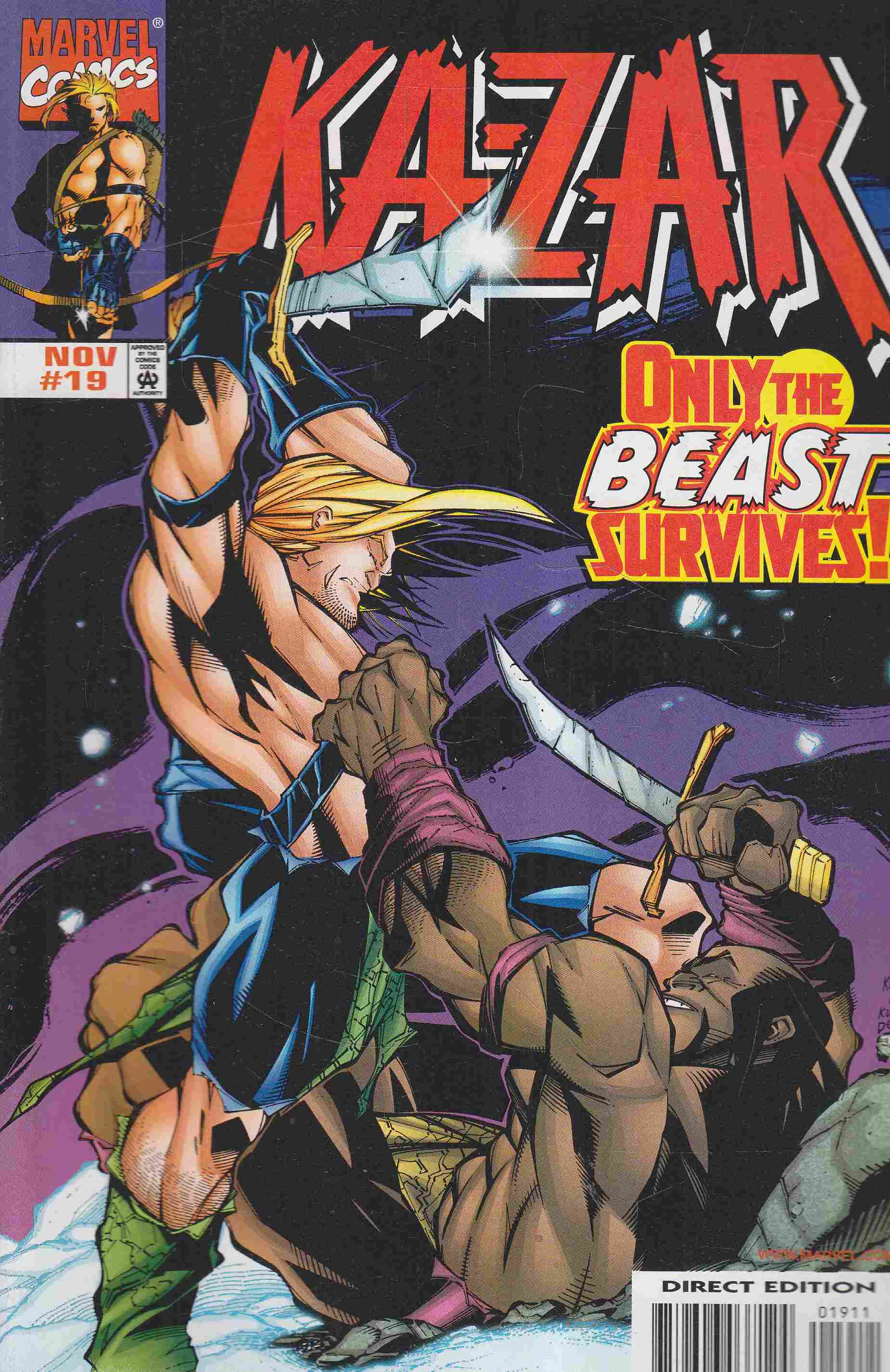 Felder, J., MArtinez, Kenny - Ka-zar Vol. 2. No. 19. Felder, J., MArtinez, Kenny - Ka-zar Vol. 2. No. 19., New York 1998 antikvár könyv