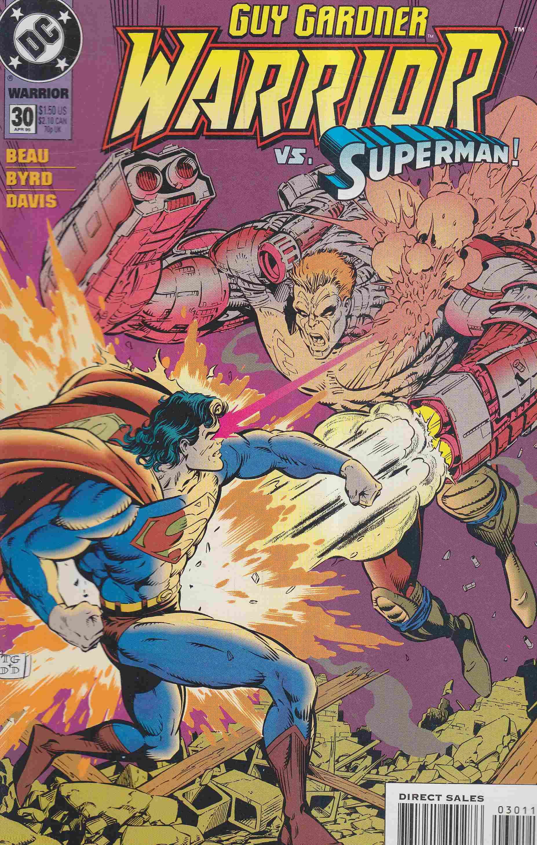 Smith, Beau, Byrd, Mitch - Guy Gardner: Warrior 30. Smith, Beau, Byrd, Mitch - Guy Gardner: Warrior 30., 1995 antikvár könyv