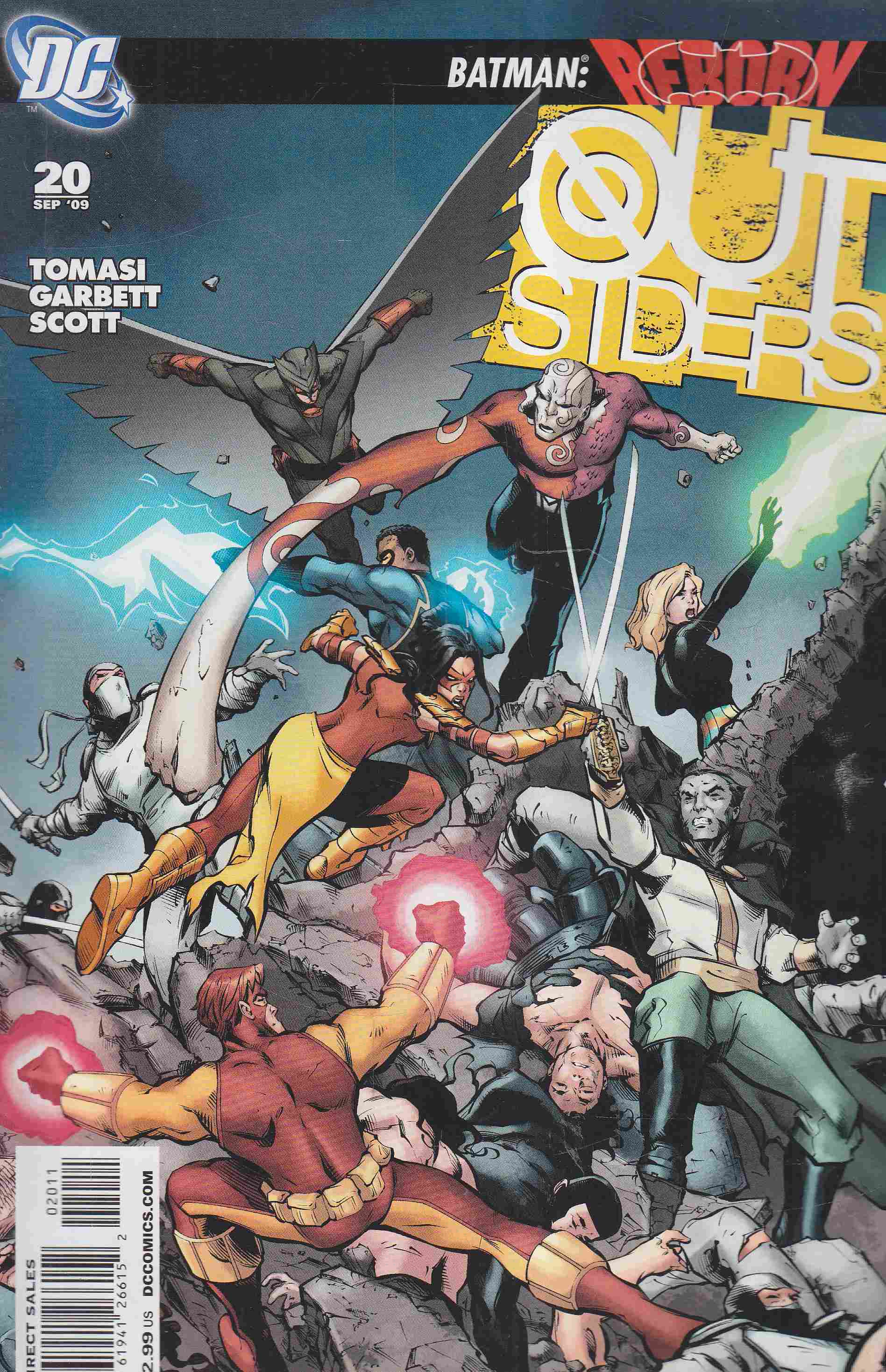 Tomasi, Peter J., Garbett, Lee - The Outsiders 20. Tomasi, Peter J., Garbett, Lee - The Outsiders 20., 2009 antikvár könyv