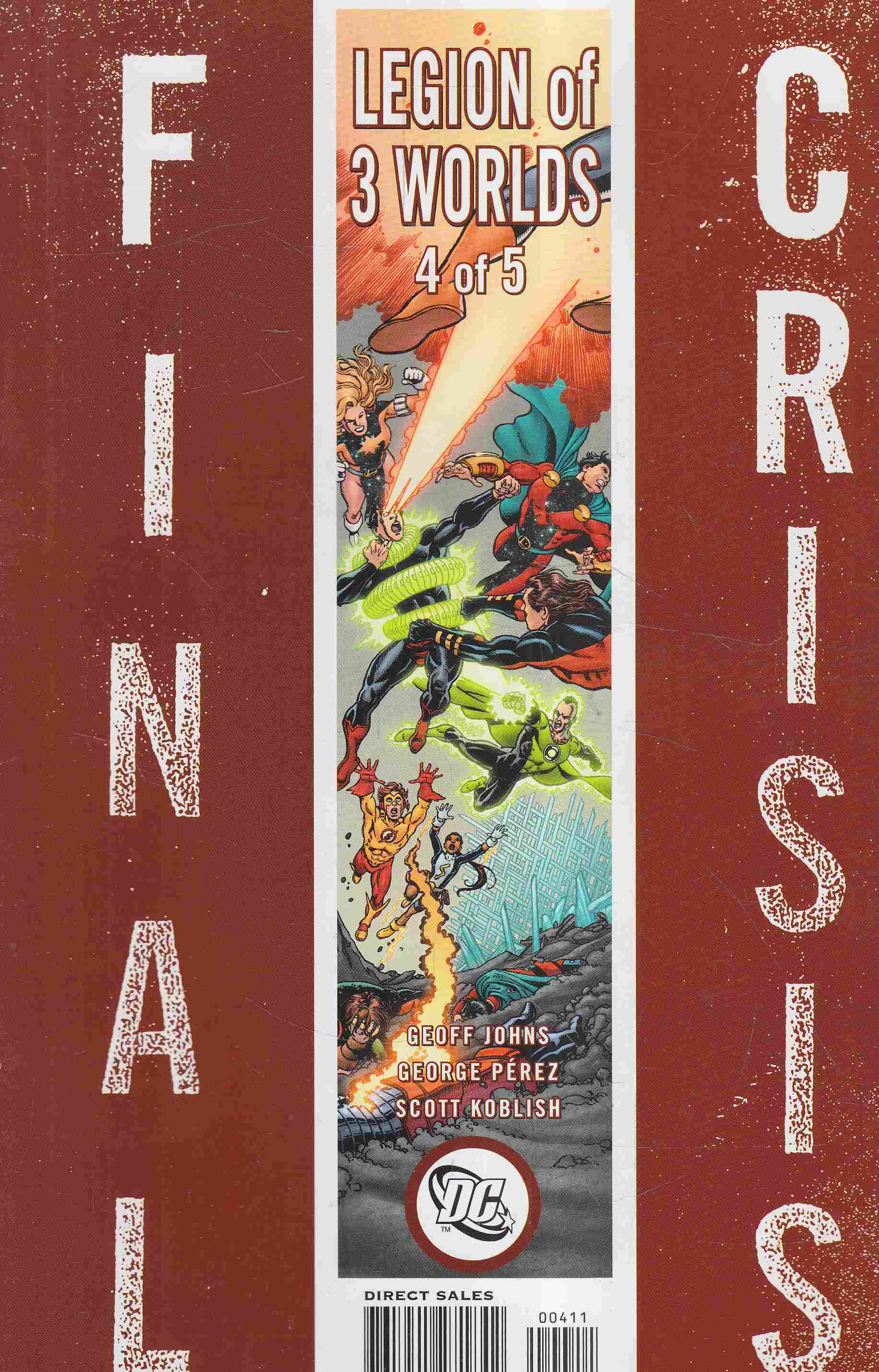 Geoff Johns, George Perez - Final Crisis: Legion of Three Worlds 4. Geoff Johns, George Perez - Final Crisis: Legion of Three Worlds 4., 2009 antikvár könyv