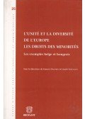 Francis Delpérée,TRÓCSÁNYI LÁSZLÓ  - L'unité et la diversité de l'Europe - Les droits des minorités
