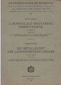 Fettich Nándor - A honfoglaló magyarság fémművessége (táblakötet)
