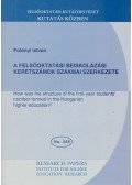 Polónyi István - A felsőoktatási beiskolázási keretszámok szakmai szerkezete