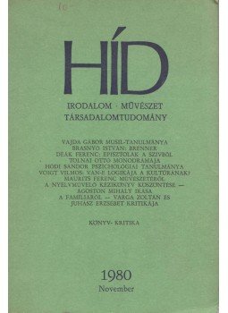 Bányai János, Bordás Győző - Híd 1980/11., Novi Sad 1980 antikvár könyv
