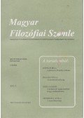 Áron László,Gut Zsóka,Kendeffy Gábor - Magyar Filozófiai Szemle 2002/3.