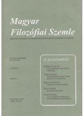 Steiger Kornél - Magyar Filozófiai Szemle 2009/1-2.
