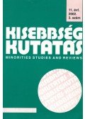 Cholnoky Győző - Kisebbségkutatás 2002/3.