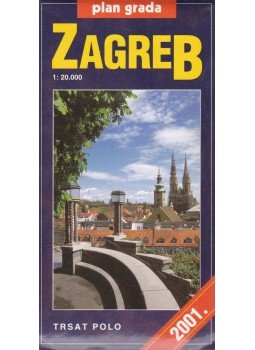  - Zagreb 1:20 000, Zagreb 2001 antikvár könyv