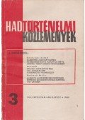 Dombrády Lóránd,Borus József,Bonhardt Attila - Hadtörténelmi közlemények 3.