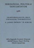 Csefkó Ferenc,Szirtes Gábor - Településfejlesztés, helyi társadalom, önkormányzat / A „lenini örökség” és korunk