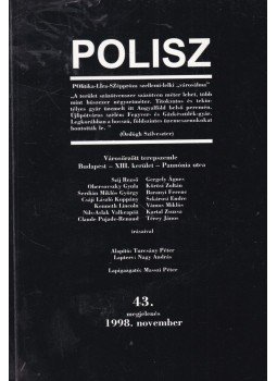 SZONDI GYÖRGY - Polisz 1998. november SZONDI GYÖRGY - Polisz 1998. november, Budapest 1998 antikvár könyv