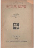Baránszky-Jób László - Esztétikai szemle IX. 1-2. szám