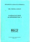 Csizma László - Gazdasági és jogi alapismeretek I.