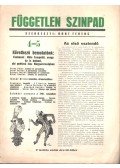 Hont Ferenc - Független szinpad 4-5. szám