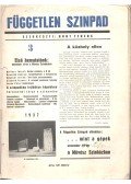 Hont Ferenc - Független szinpad 3. szám