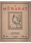 Elek Artúr - A műbarát II. év. 10. szám
