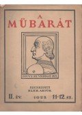Elek Artúr - A műbarát II. év. 11-12. szám