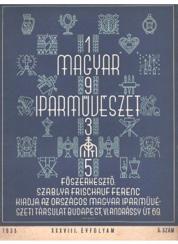 Szablya-Frischauf Ferenc - Magyar Iparművészet XXXVIII. évf. 6. szám,  1935 antikvár könyv