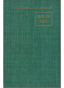  - Svensk-tysk ordbok, Stockholm 1963 antikvár könyv