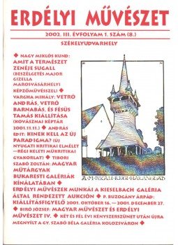 Veres Péter - Erdélyi művészet 2002. III. évfolyam 1. szám,  2002 antikvár könyv