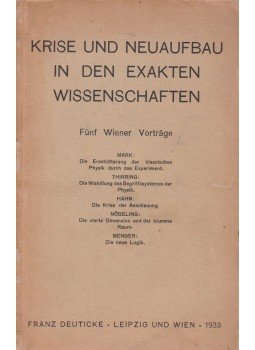  - Krise und Neuafbau in den Exakten Wissenschaften,  1933 antikvár könyv