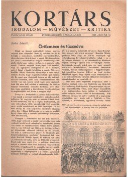Kassák Lajos - Kortárs II. évf. 8. szám Kassák Lajos - Kortárs II. évf. 8. szám, 1948 antikvár könyv